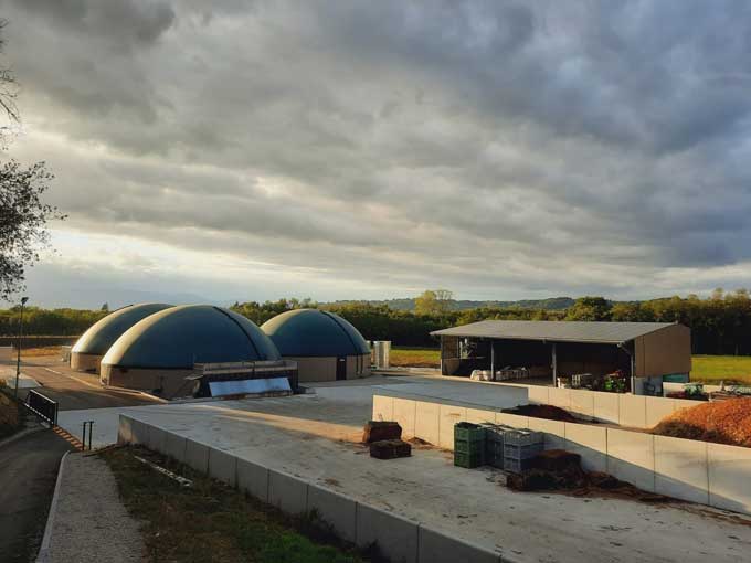 Site de méthanisation - gaz vert